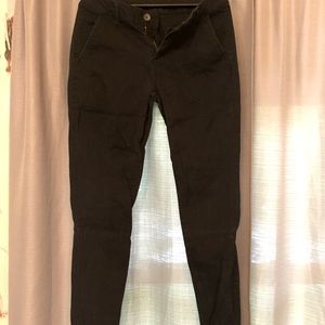 Aeropostle Straight Fit Black Pants Size 4 Regular